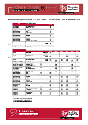 lignes scolaires